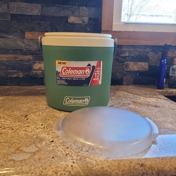 Coleman Party Circle 9 Quart 12 cans Cooler - Green -  NEW - Picture 3 of 4